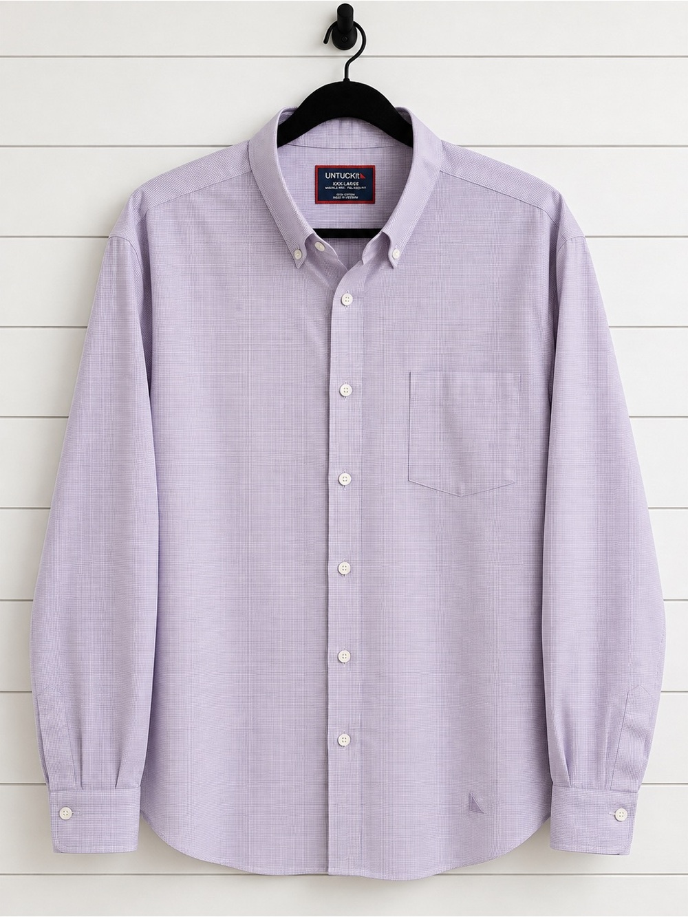 UNTUCKit Men's Lavender Button-Down Shirt